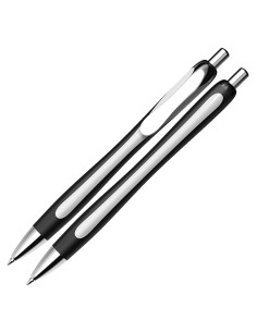 Penna a sfera a scatto Slider Rave XB fusto nero/bianco Schneider P132580