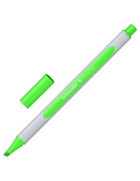 Evidenziatore Shine-Up punta scalpello 1-4mm verde Schneider P112004 SCHNEIDER COLORE LIQUIDO