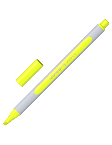 Evidenziatore Shine-Up punta scalpello 1-4mm giallo Schneider P112005