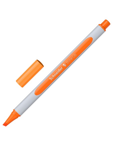 Evidenziatore Shine-Up punta scalpello 1-4mm arancione Schneider P112006