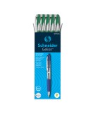 Penna gel a scatto Gelion+ punta 0.7mm verde Schneider P101004