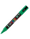 Marcatore Uni Posca PC5MBR punta brush 1.0 - 4.0mm verde Uni Mitsubishi M PC5MBR V