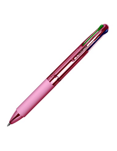Penna sfera 4 colori 4 Multi 1.0mm Chrome rose pink OSAMA OW 84018669