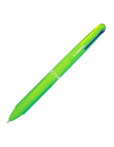 Penna sfera 4 colori 4 Multi 1.0mm verde neon OSAMA OW 84045603