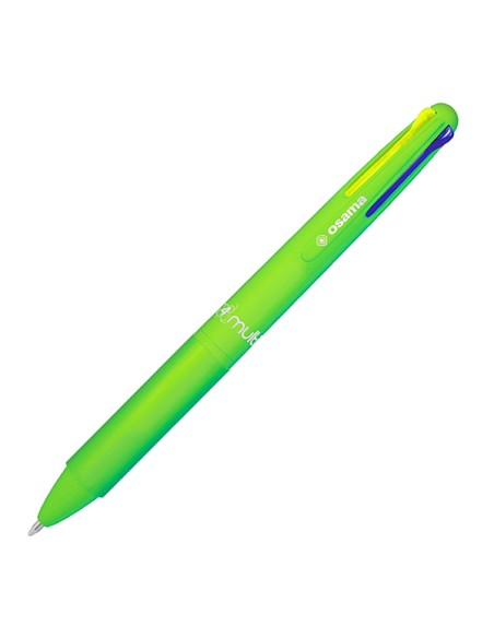 Penna sfera 4 colori 4 Multi 1.0mm verde neon OSAMA OW 84045603