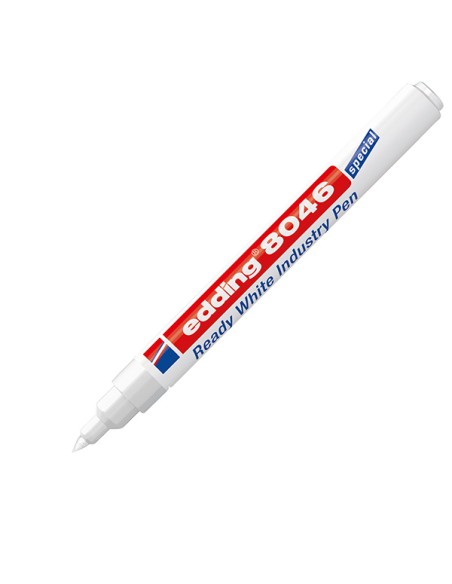 Marcatore industriale permanente Edding 8046 bianco 4-8046049 EDDING PASTELLI INDUSTRIALI
