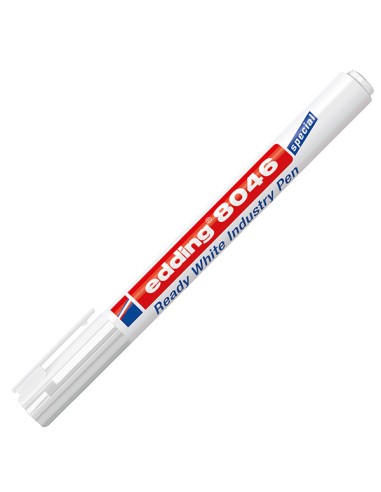 Marcatore industriale permanente Edding 8046 bianco 4-8046049 EDDING PASTELLI INDUSTRIALI