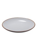 Piatto piano rPET Ø22x2,6cm grigio Leone N0006