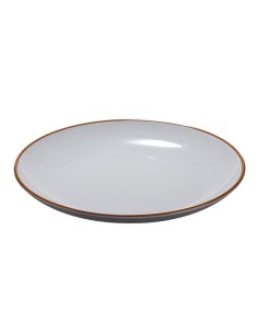 Piatto piano rPET Ø22x2,6cm grigio Leone N0006