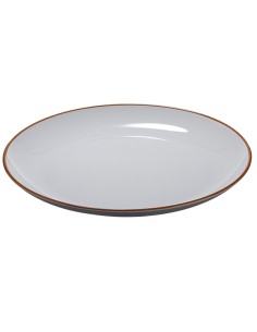 Piatto piano rPET Ø27,5x2,8cm grigio Leone N0007