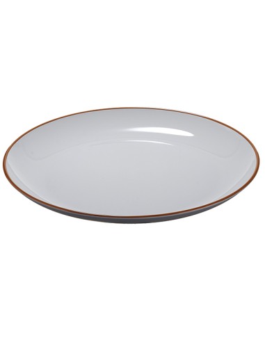 Piatto piano rPET Ø27,5x2,8cm grigio Leone N0007