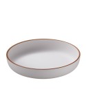 Piatto fondo rPET Ø21x3,8cm bianco Leone N0001