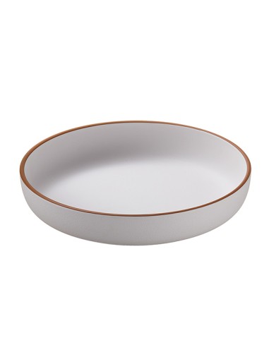 Piatto fondo rPET Ø21x3,8cm bianco Leone N0001 LEONE PIATTI MONOUSO