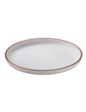 Piatto piano rPET Ø22x2,1cm bianco Leone N0002