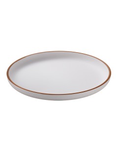 Piatto piano rPET Ø22x2,1cm bianco Leone N0002