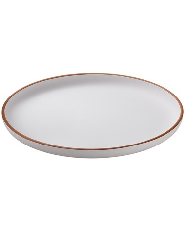 Piatto piano rPET Ø27,5x2,2cm bianco Leone N0003 LEONE PIATTI MONOUSO