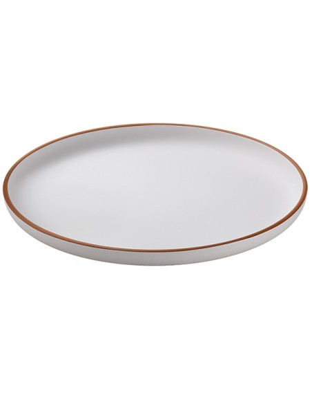 Piatto piano rPET Ø27,5x2,2cm bianco Leone N0003 LEONE PIATTI MONOUSO