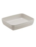 Vaschetta buffet Norway 32,5x26,5x7,5cm melamina avorio Leone T8809.Y