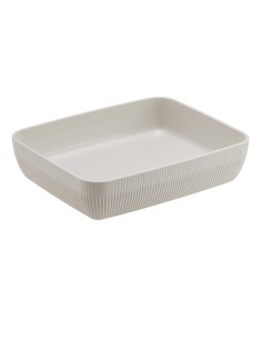 Vaschetta buffet Norway 32,5x26,5x7,5cm melamina avorio Leone T8809.Y