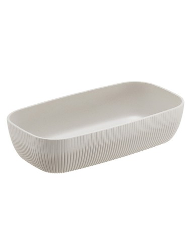 Vaschetta buffet Norway 32,5x17,6x7,5cm melamina avorio Leone T8805.Y