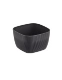 Ciotola buffet quadrata Norway 19,5x19,5x12cm melamina antracite Leone T8803.Z