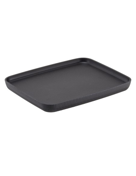 Vassoio buffet Norway 32,5x26,5x3cm melamina antracite Leone T8808.Z LEONE ACCESSORI PER IL BUFFET