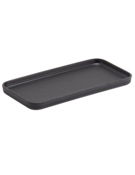 Vassoio buffet Norway 27,5x13,2x1,7cm melamina antracite Leone T8804.Z LEONE ACCESSORI PER IL BUFFET