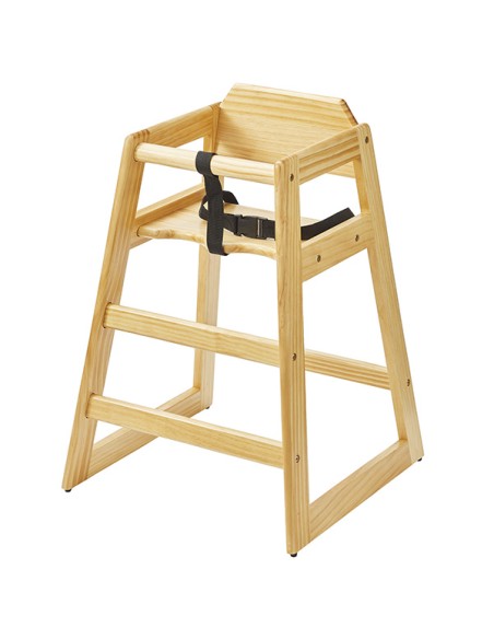 Seggiolone per bambini 51x48x74cm legno naturale Leone W5106