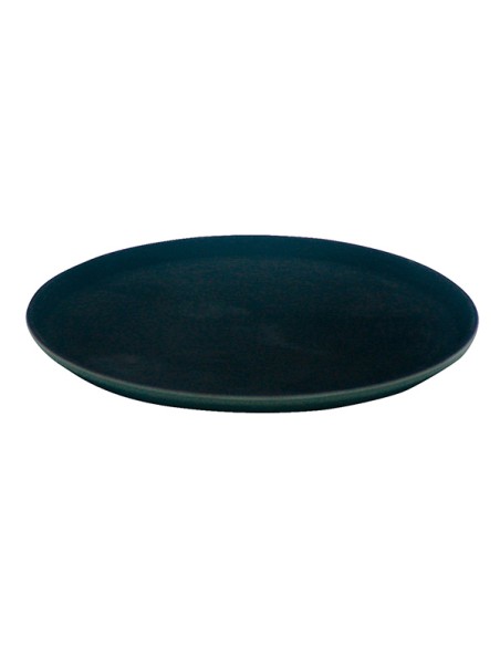 Vassoio antiscivolo rotondo Ø40cm PP nero Leone T5023
