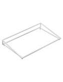Supporto inclinato per vassoio 53x26,5x7cm metallo bianco Leone T0589.Y