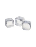 Conf 10 cubetti refrigeranti riutilizzabili 4,5x4,5cm trasparente Leone T3036