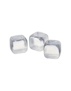 Conf 10 cubetti refrigeranti riutilizzabili 4,5x4,5cm trasparente Leone T3036 LEONE ACCESSORI PER IL BUFFET
