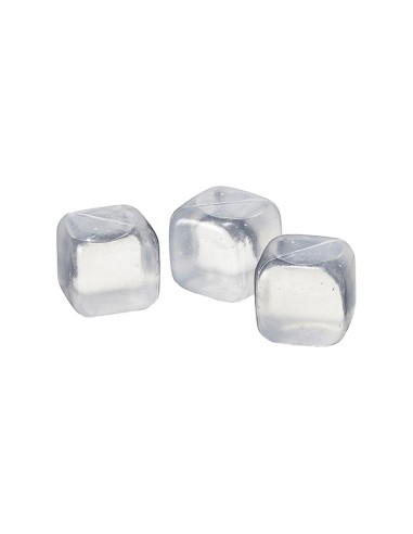 Conf 10 cubetti refrigeranti riutilizzabili 4,5x4,5cm trasparente Leone T3036 LEONE ACCESSORI PER IL BUFFET