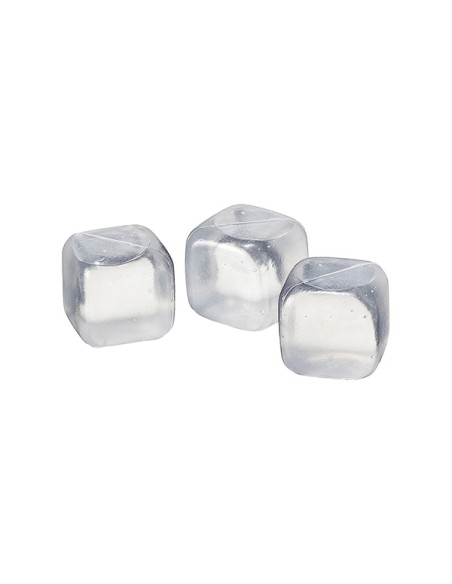 Conf 10 cubetti refrigeranti riutilizzabili 4,5x4,5cm trasparente Leone T3036 LEONE ACCESSORI PER IL BUFFET