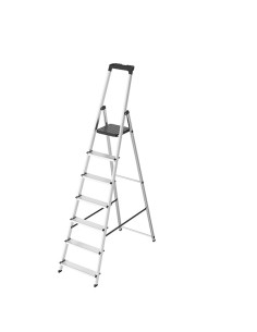 Scala in alluminio 7 gradini Verdelook 908/6 Verdelook SCALE E TRABATTELLI