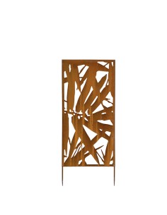 Pannello decorativo in acciaio corten 50x100cm Verdemax 8584
