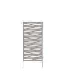 Pannello decorativo in metallo grigio 50x100cm Verdemax 8581