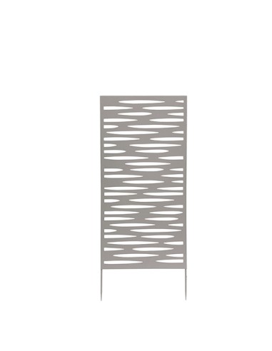 Pannello decorativo in metallo grigio 50x100cm Verdemax 8581