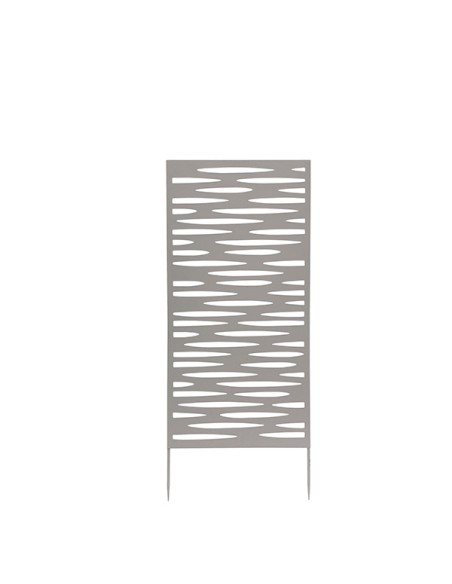 Pannello decorativo in metallo grigio 50x100cm Verdemax 8581