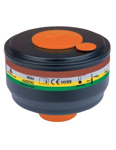 Kit 4 filtri tipo EN148-1 A2B2E2K2 per Maschera completa M9200/M9300 M9001EABEK2 DELTAPLUS DPI PER LE VIE RESPIRATORIE
