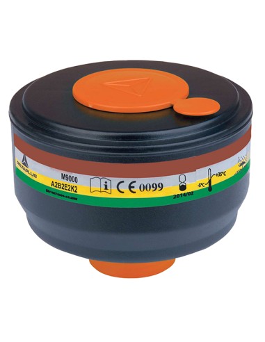 Kit 4 filtri tipo EN148-1 A2B2E2K2 per Maschera completa M9200/M9300 M9001EABEK2 DELTAPLUS DPI PER LE VIE RESPIRATORIE