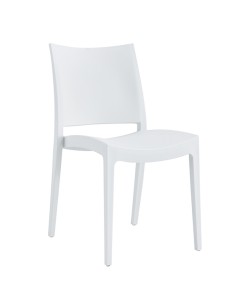 Sedia Flat in PP bianco s/braccioli Verdelook 750/57 Verdelook TAVOLI E SEDUTE DA ESTERNI