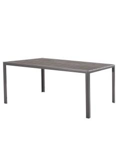 Tavolo Tenerife rettangolare 156x75x74cm grigio Verdelook 2360/34 Verdelook TAVOLI E SEDUTE DA ESTERNI