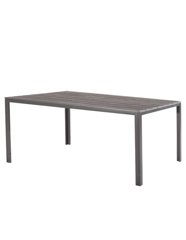 Tavolo Tenerife rettangolare 156x75x74cm grigio Verdelook 2360/34 Verdelook TAVOLI E SEDUTE DA ESTERNI