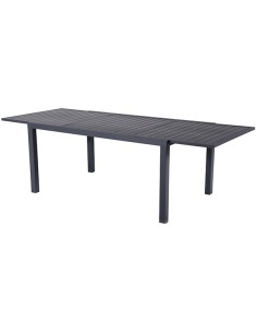 Tavolo Sardegna rettangolare 160x100x74cm grigio Verdelook 760/56 Verdelook TAVOLI E SEDUTE DA ESTERNI