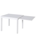 Tavolo Sardegna quadrato 90x90x74cm bianco Verdelook 761/27