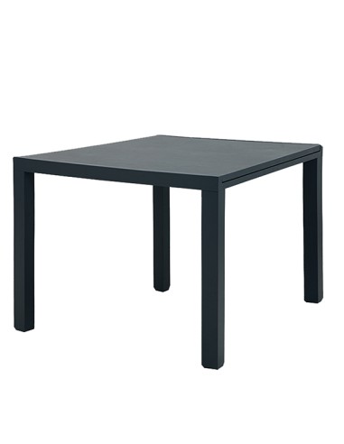Tavolo Malta quadrato 90x90x74cm grigio effetto cemento Verdelook 761/35
