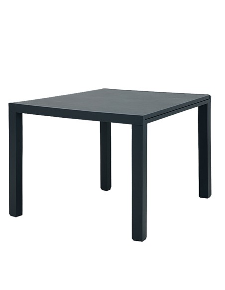 Tavolo Malta quadrato 90x90x74cm grigio effetto cemento Verdelook 761/35