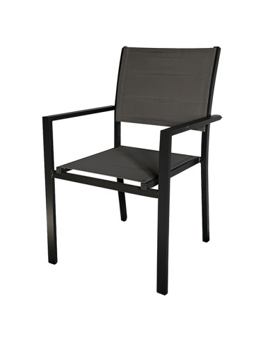 Sedia Sardegna con braccioli grigio Verdelook 760/60