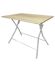 Tavolo Thiny small pieghevole 80x60x75cm effetto legno Verdelook 750/90 Verdelook TAVOLI E SEDUTE DA ESTERNI